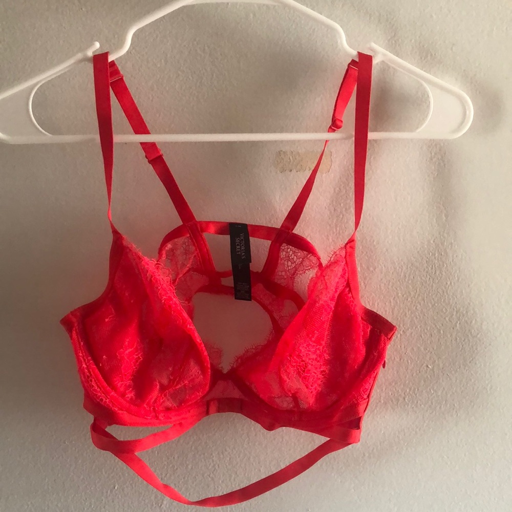 Victoria’s Secret Red lace bra